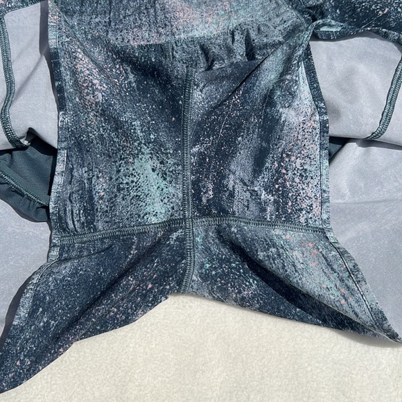 Lululemon Hotty Hot Short II *Long 4" Azurite Mint Tint Multi / Mystic Green 6 - Picture 8 of 15